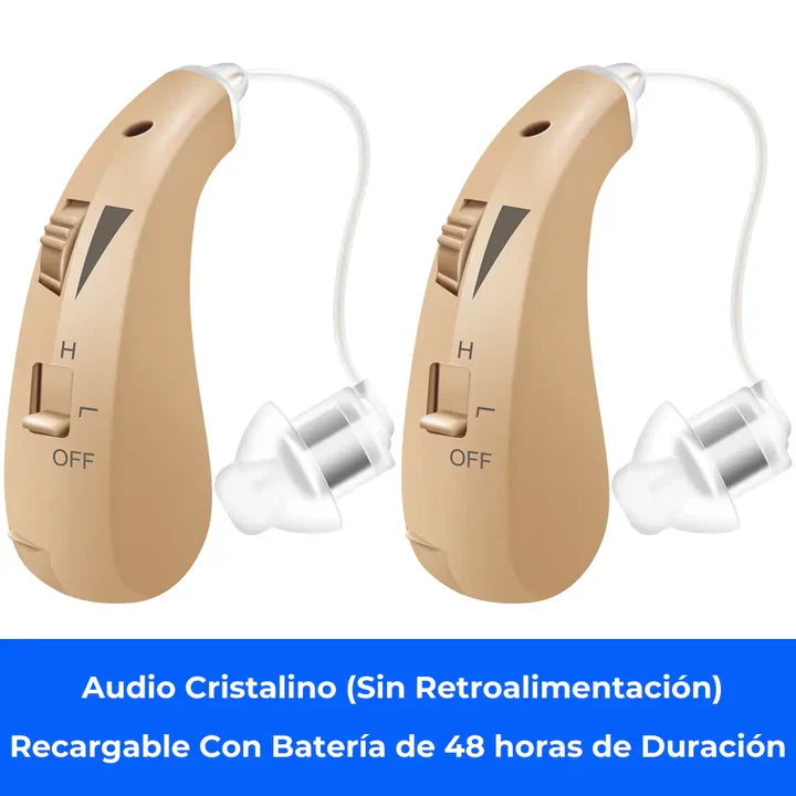 Audífonos recargables Libre de Prescripción - GoldenEar®